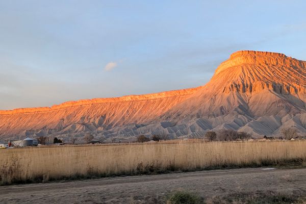 Sunset on Mount Garfield, 2025-12-10